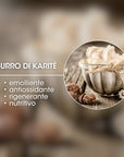 burro di karitè con didascalia