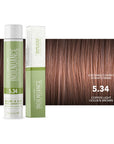 Colore capelli in olio senza ammoniaca 5.34 Nuance Castano Chiaro Dorato Rame Napura Inoilnuance 60ml