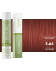 Colore capelli in olio senza ammoniaca 5.64 Nuance Castano Chiaro Rosso Rame Napura Inoilnuance 60ml