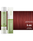 Colore capelli in olio senza ammoniaca 5.66 Nuance Castano Chiaro Rosso profondo Napura Inoilnuance 60ml