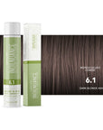 Colore capelli in olio senza ammoniaca 6.1 Nuance Biondo Scuro Cenere Napura Inoilnuance 60ml