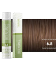 Colore capelli in olio senza ammoniaca 6.8 Nuance Biondo Scuro Moka Napura Inoilnuance 60ml