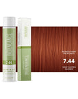 Colore capelli in olio senza ammoniaca 7.44 Nuance Biondo Rame Profondo Napura Inoilnuance 60ml