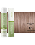 Colore capelli in olio senza ammoniaca 8.1 Nuance Biondo Chiaro Cenere Napura Inoilnuance 60ml