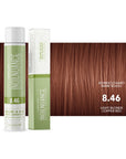 Colore capelli in olio senza ammoniaca 8.46 Nuance Biondo Chiaro Rame Rosso Napura Inoilnuance 60ml