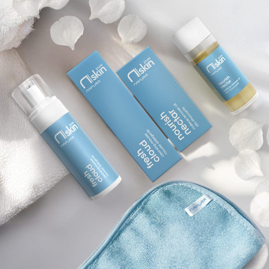 Double cleansing routine