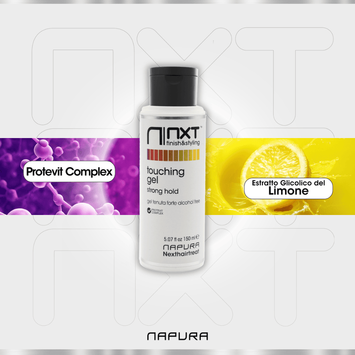 Gel capelli tenuta forte Napura NXT 30ml con principi attivi